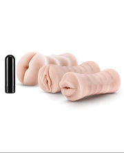 M for Men 3 Pack Vibrating Stroker Sleeve Kit