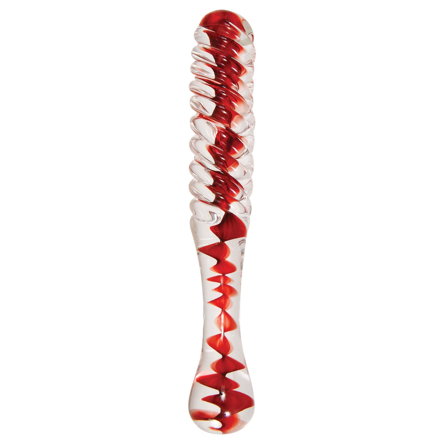 Eve’s Sweetheart Swirl Glass Dildo