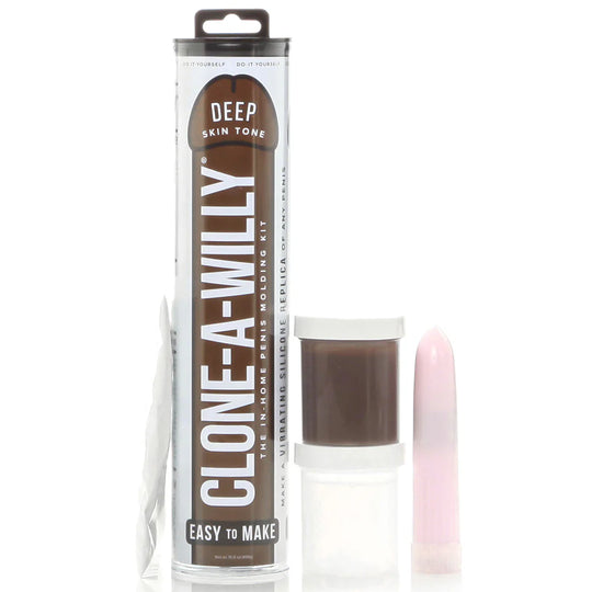 Clone-A-Willy Deep skin tone vibrating
