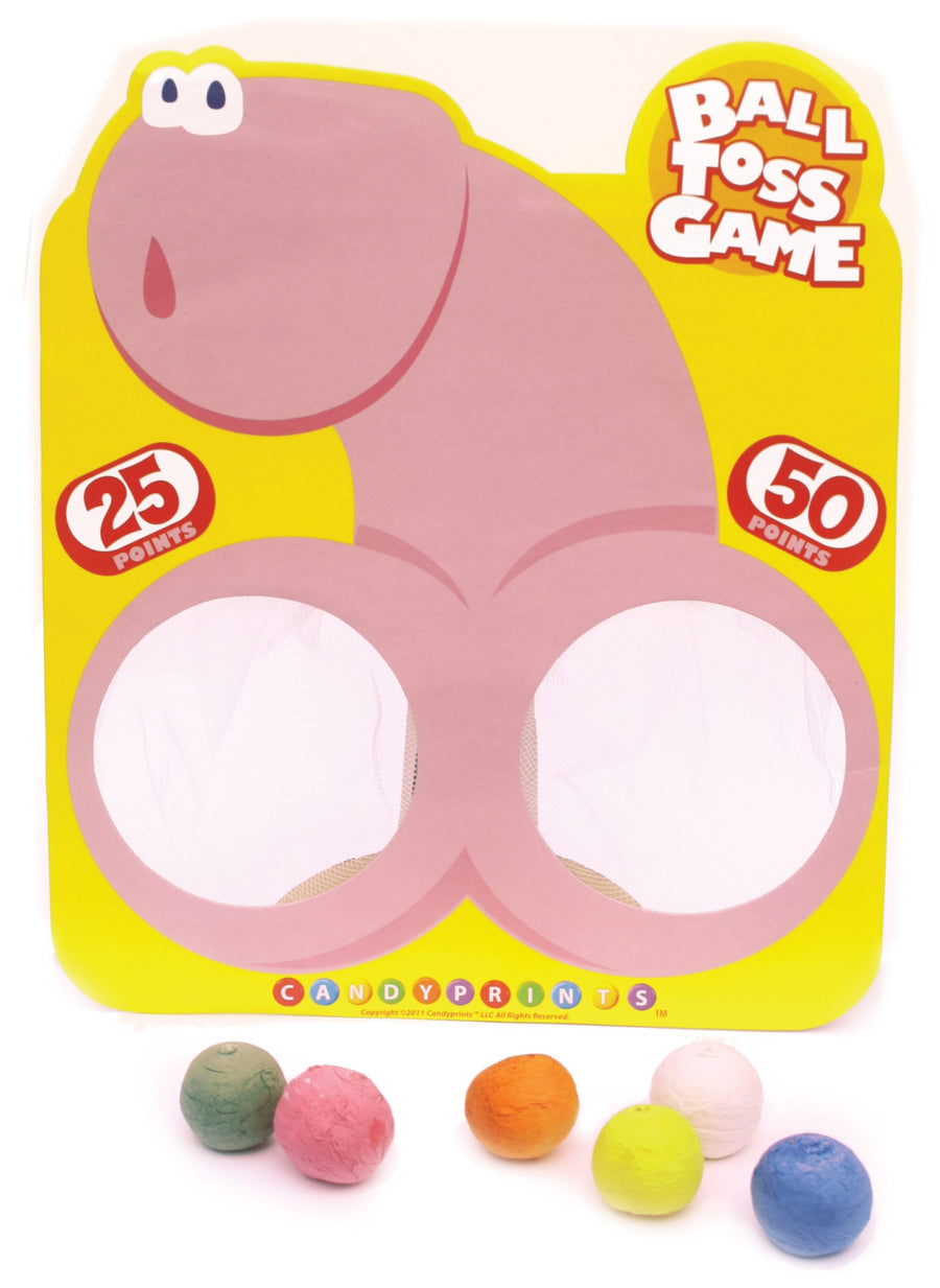 Candy Prints Ball Toss Game