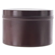 3 in 1 Hemp Seed Round Tin Massage Candle Wood On The Fire 6oz.