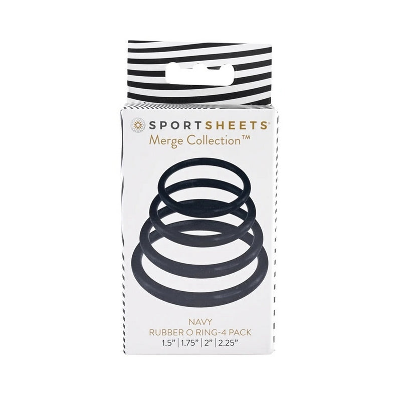 Merge Collection Navy O Rings 4pk