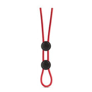 Stay Hard Silicone Double Loop Cock Ring Red