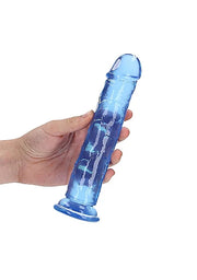 Realrock 8” Dildo with Suction Blue