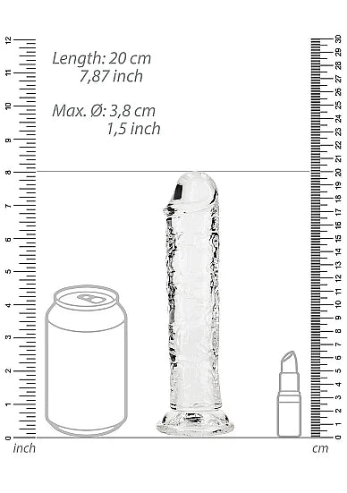 Realrock 7” Clear Dildo