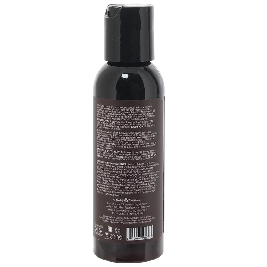 2 oz. Hemp Seed Massage Lotion Kashmir Musk