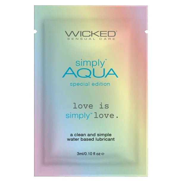 3 ml Wicked Simply Aqua Special Edition Pillow Packs
