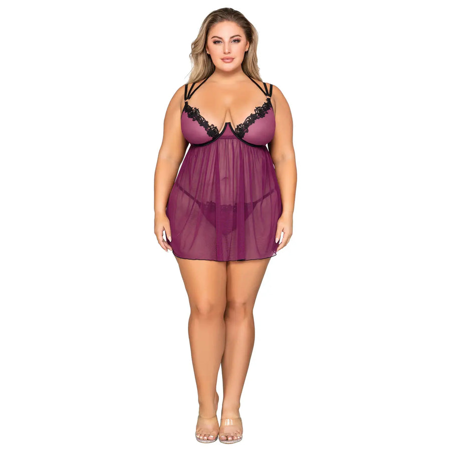 Dreamgirl Mulberry #12264X Queen
