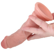 Real Rock Vibrating Dildo W/suction 6”