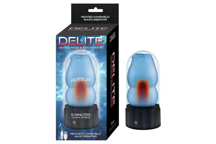 Delete Heats Up Realistic HandHeld Masturbator