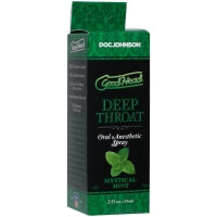 GoodHead DEEP THROAT Oral Anesthetic Spray Mint