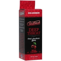 Goodhead DEEP THROAT Oral Anesthetic Spray Cherry