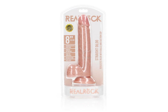 Real Rock Straight Dildo 8”