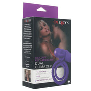 CalExotics Silicone Rechargeable Dual Climaxer Cock Ring