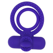 CalExotics Silicone Rechargeable Dual Climaxer Cock Ring