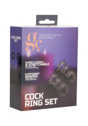 GC Cock Ring Set Black
