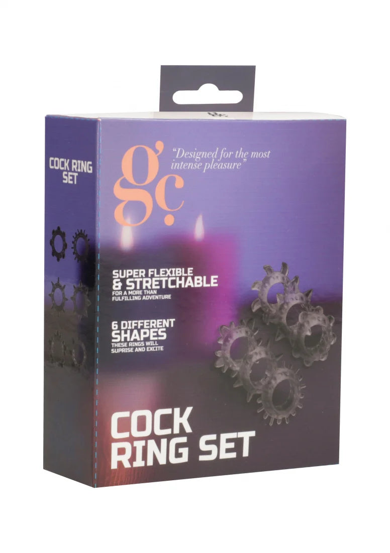 GC Cock Ring Set Black