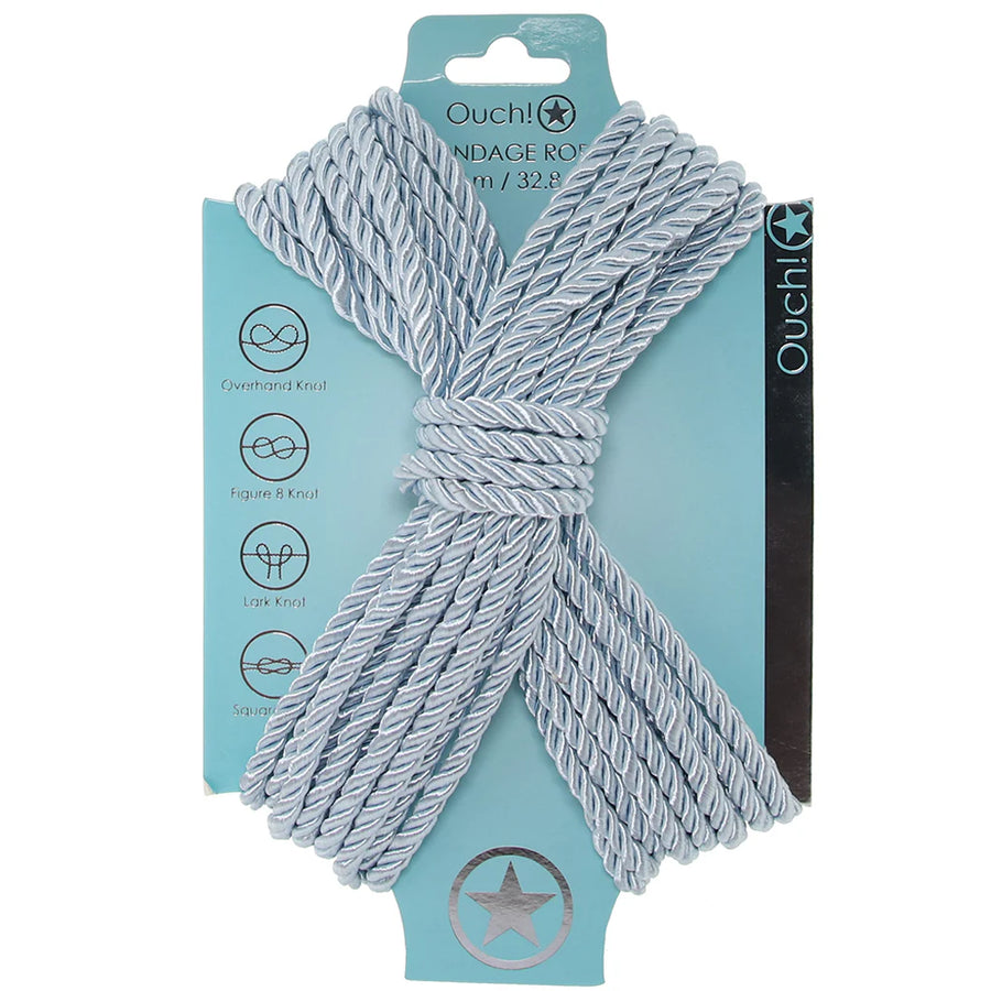 Ouch Bondage Rope 10M Powder Blue