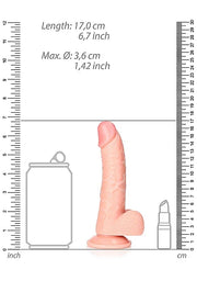 RealRock 6” Curved Dildo