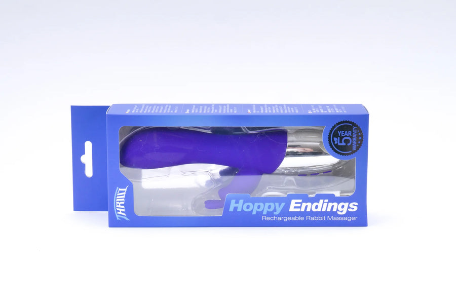 Hoppy Endings Heating Rabbit Purple