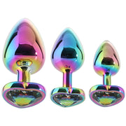 Rear Assets 3 pc Heart/Multi Metal Plug Kit