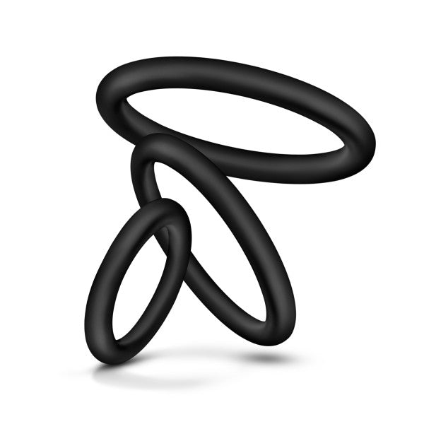 PERFORMANCE Pure Premium Silicone Cockrings Black