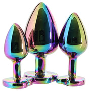 Rear Assets 3 pc Heart/Multi Metal Plug Kit