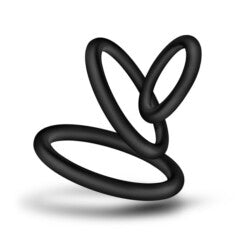 PERFORMANCE Pure Premium Silicone Cockrings Black