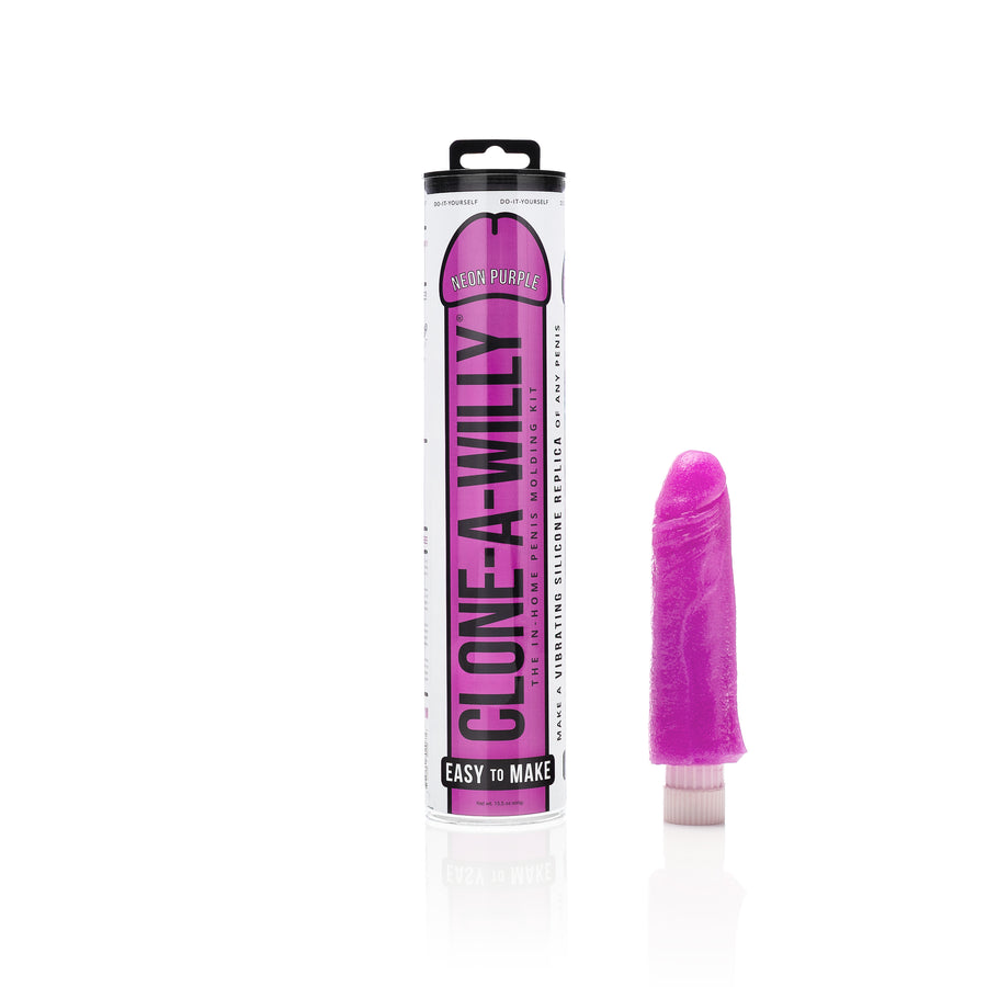 Vibrating Clone-A-Willy Neon Purple
