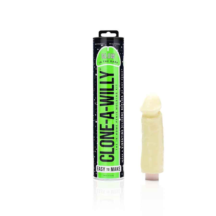 Vibrating Clone-A-WillyGlow in the Dark