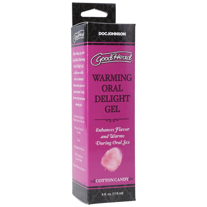 4 oz GoodHead Warming Gel Cotton Candy