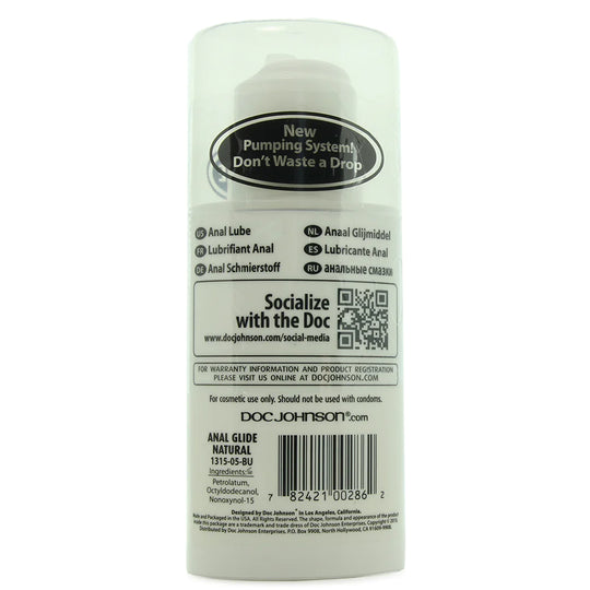 3.4 Oz. Doc Johnson Anal Glide Natural