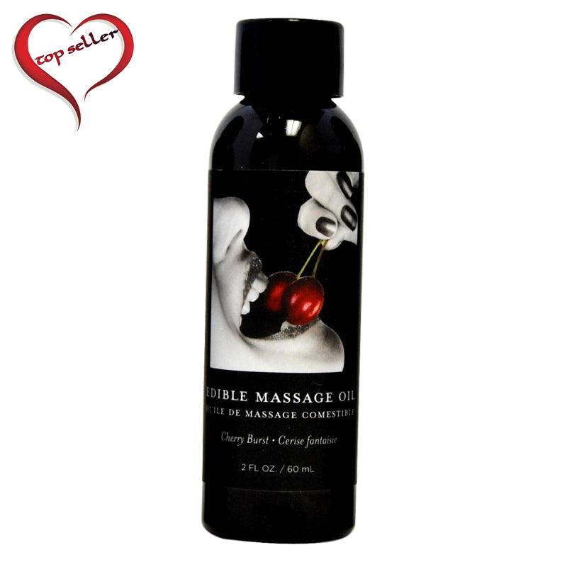2 oz. Hemp Seed Edible Massage Oil Cherry