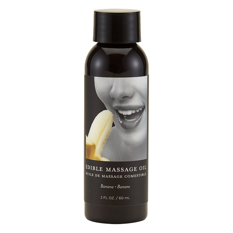 2 oz. Hemp Seed Edible Massage Oil Banana