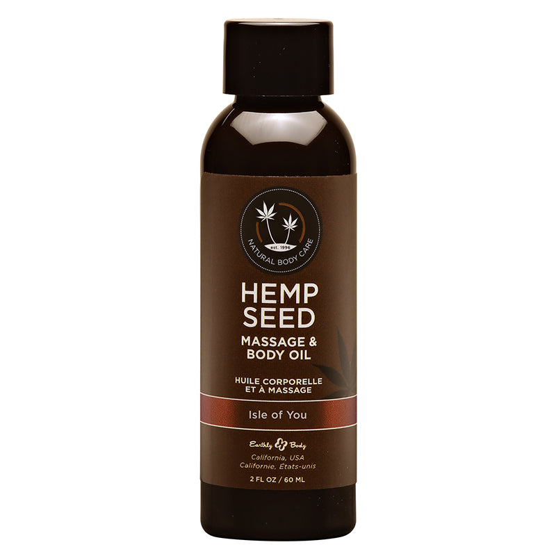 2 oz. Hemp Seed Massage & Body Oil Isle of You