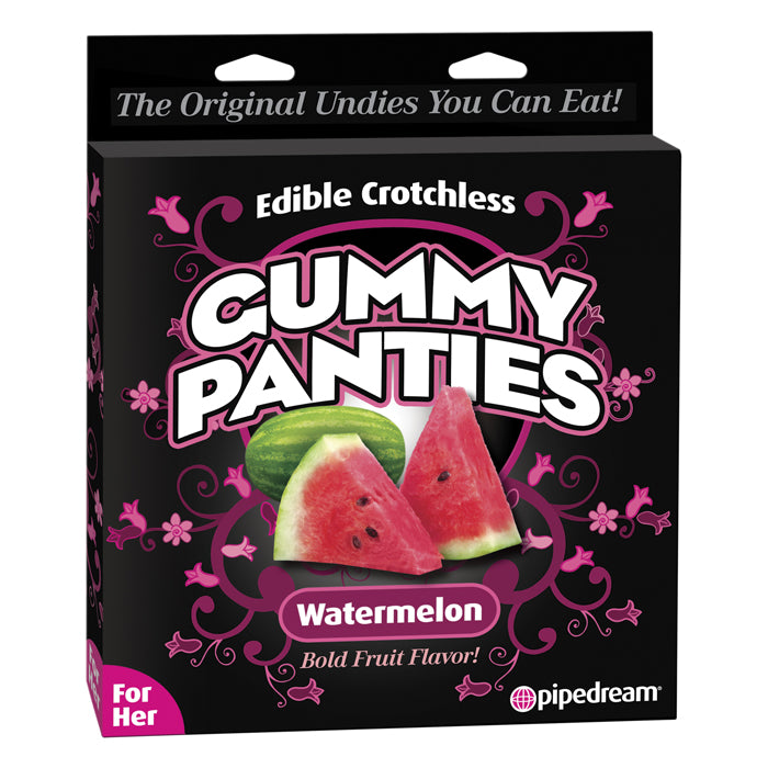 Edible Crotchless Gummy Panties Watermelon