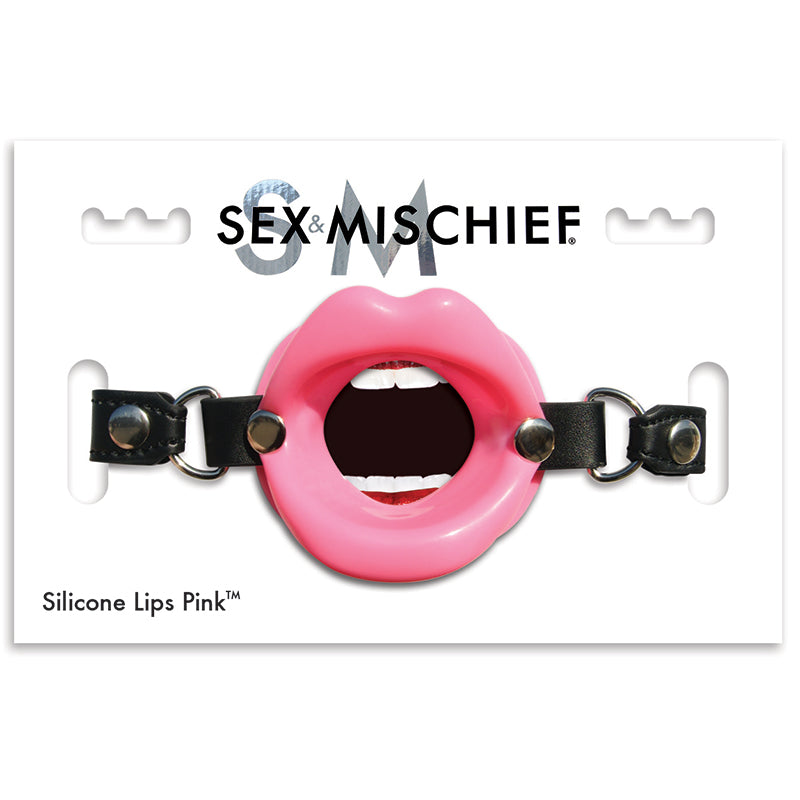 Silicone Pink Lips Ball Gag