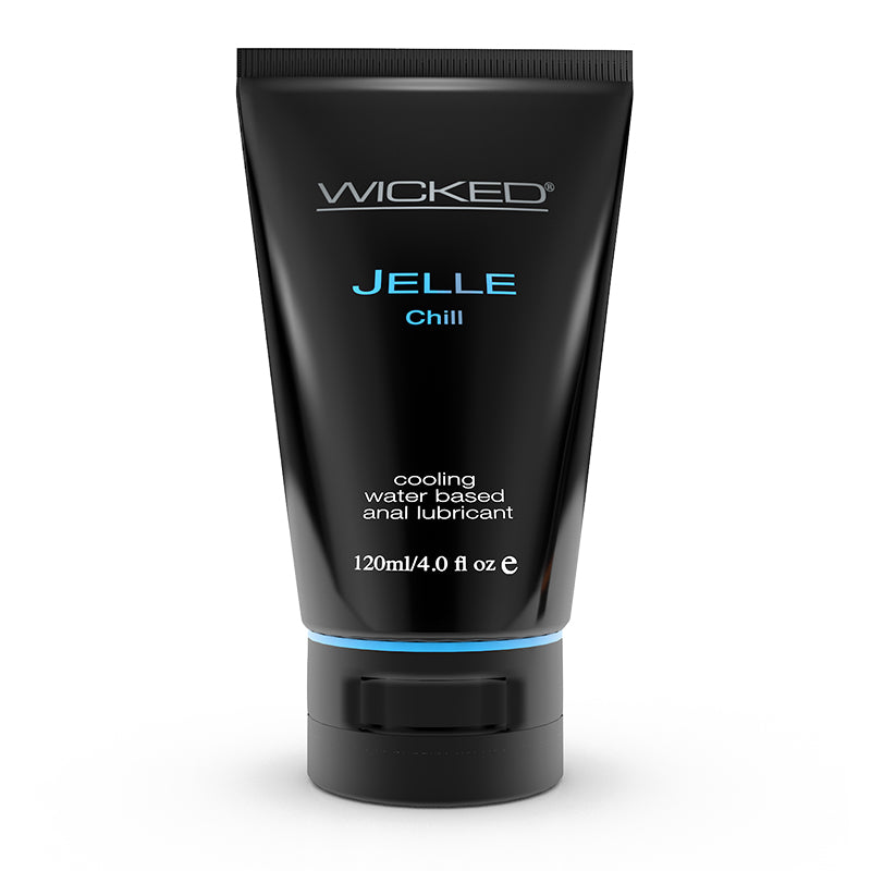 4 oz Wicked Jelle Anal Lube Chill