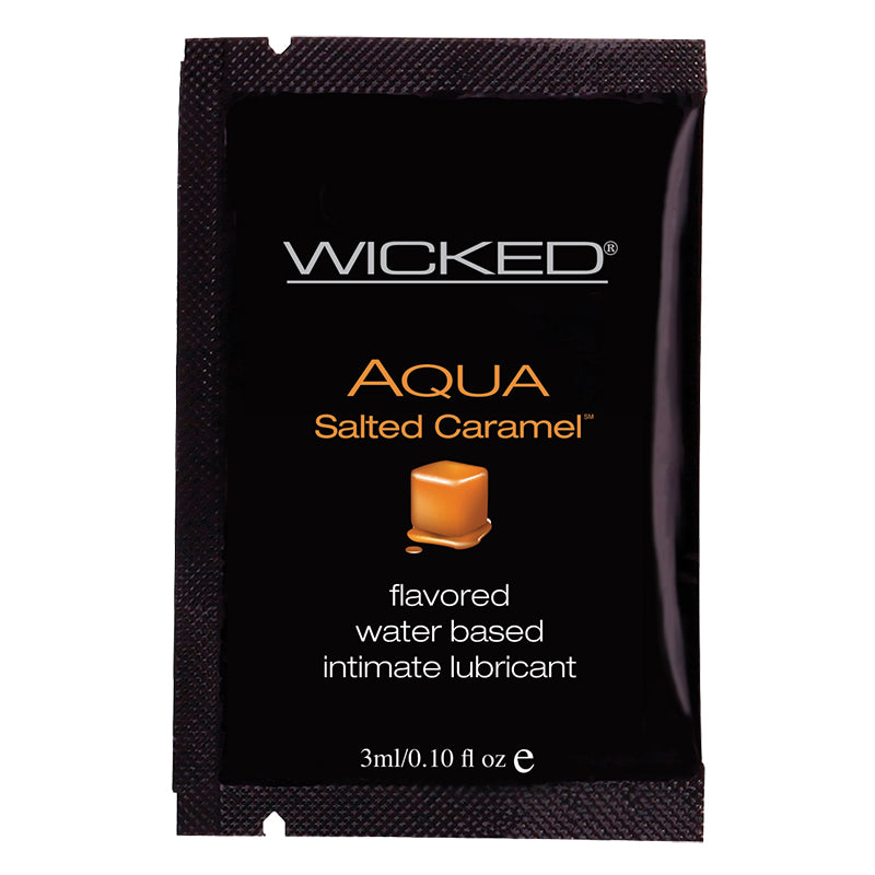 3 ml Wicked Salted Caramel Lube Pillow Pack