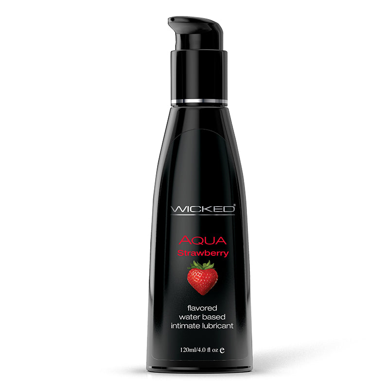 4 oz Wicked Aqua Lube Strawberry