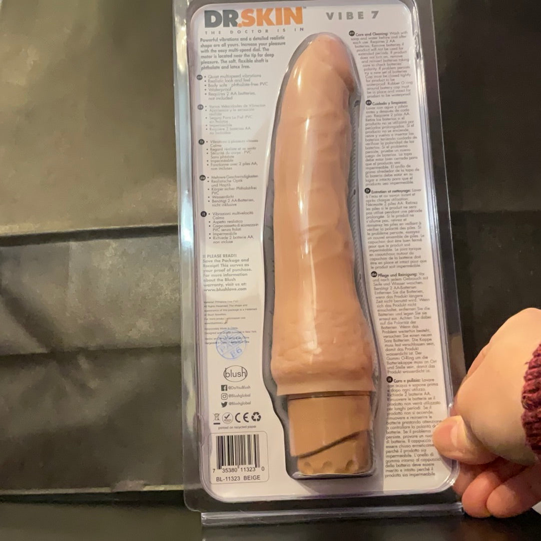 Dr Skin 8.5” Cock Vibe