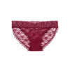 Remote Control Lace Panty Set  L/XL Burgundy