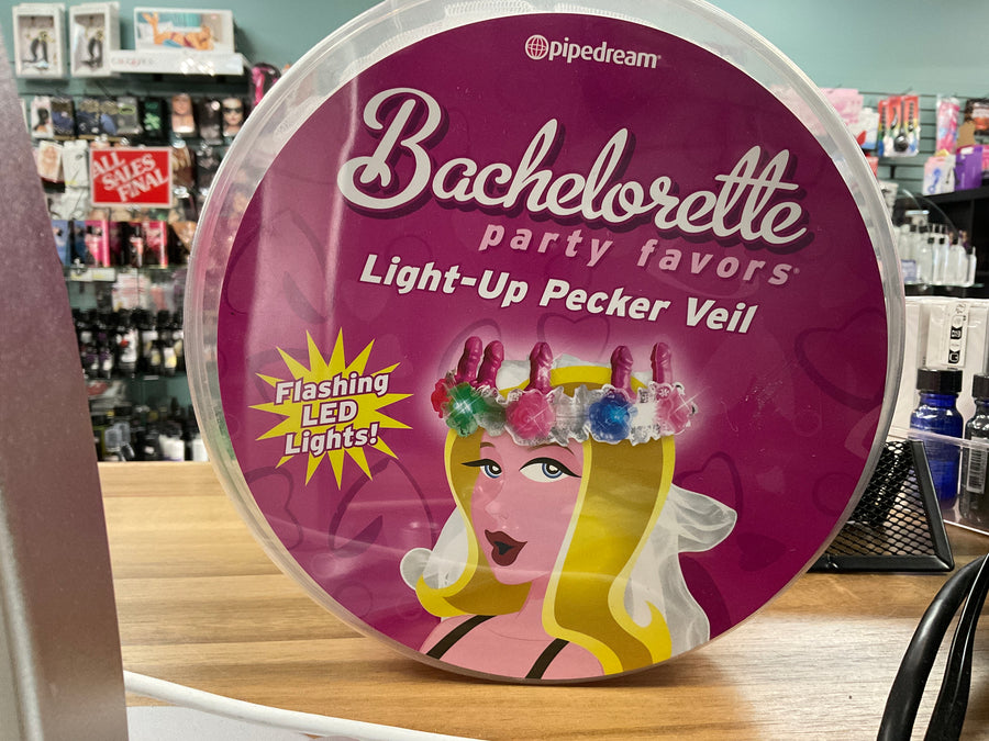 Bachelorette Light-Up Pecker Veil