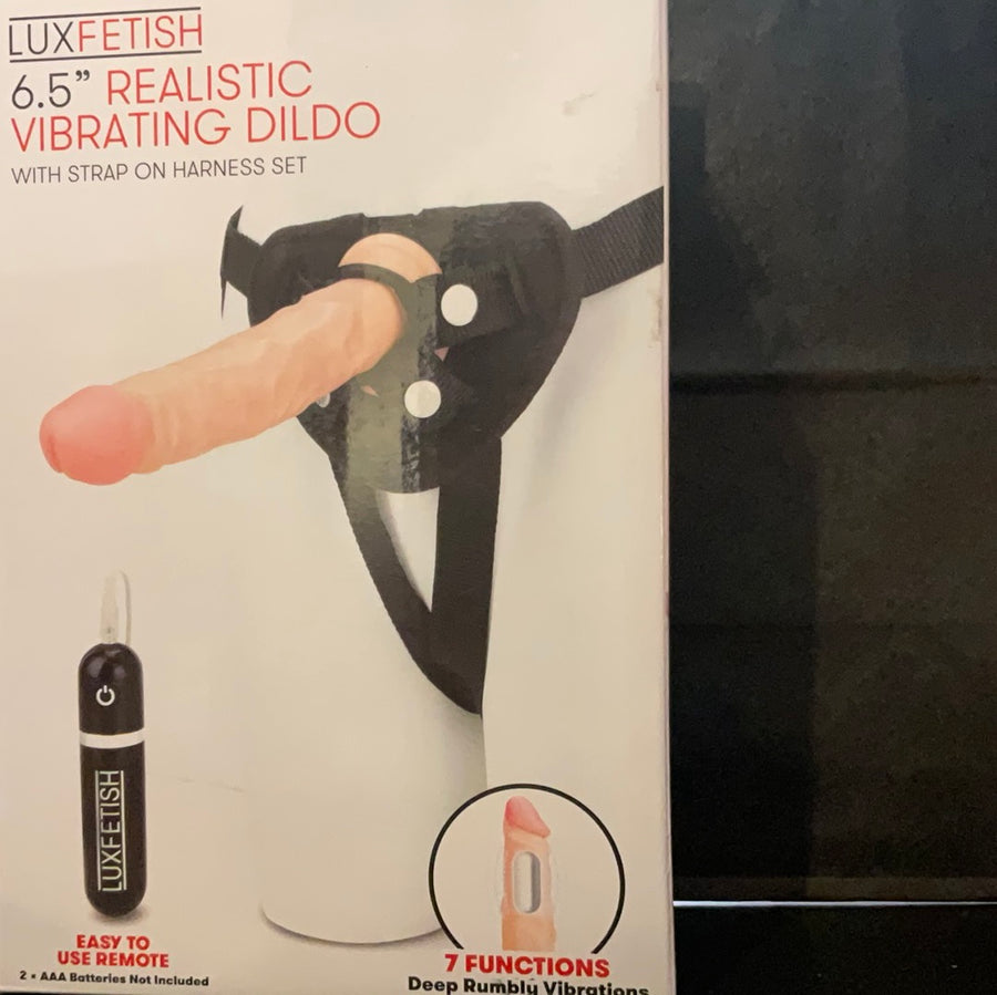 Lux Fetish 6.5 Realistic Vibrating Dildo