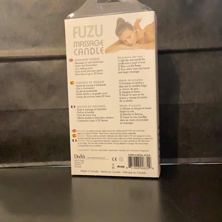 Fuzu Massage Candle Eucalyptus Calm