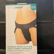 Whip Smart Double Penetration Jock Strap Harness