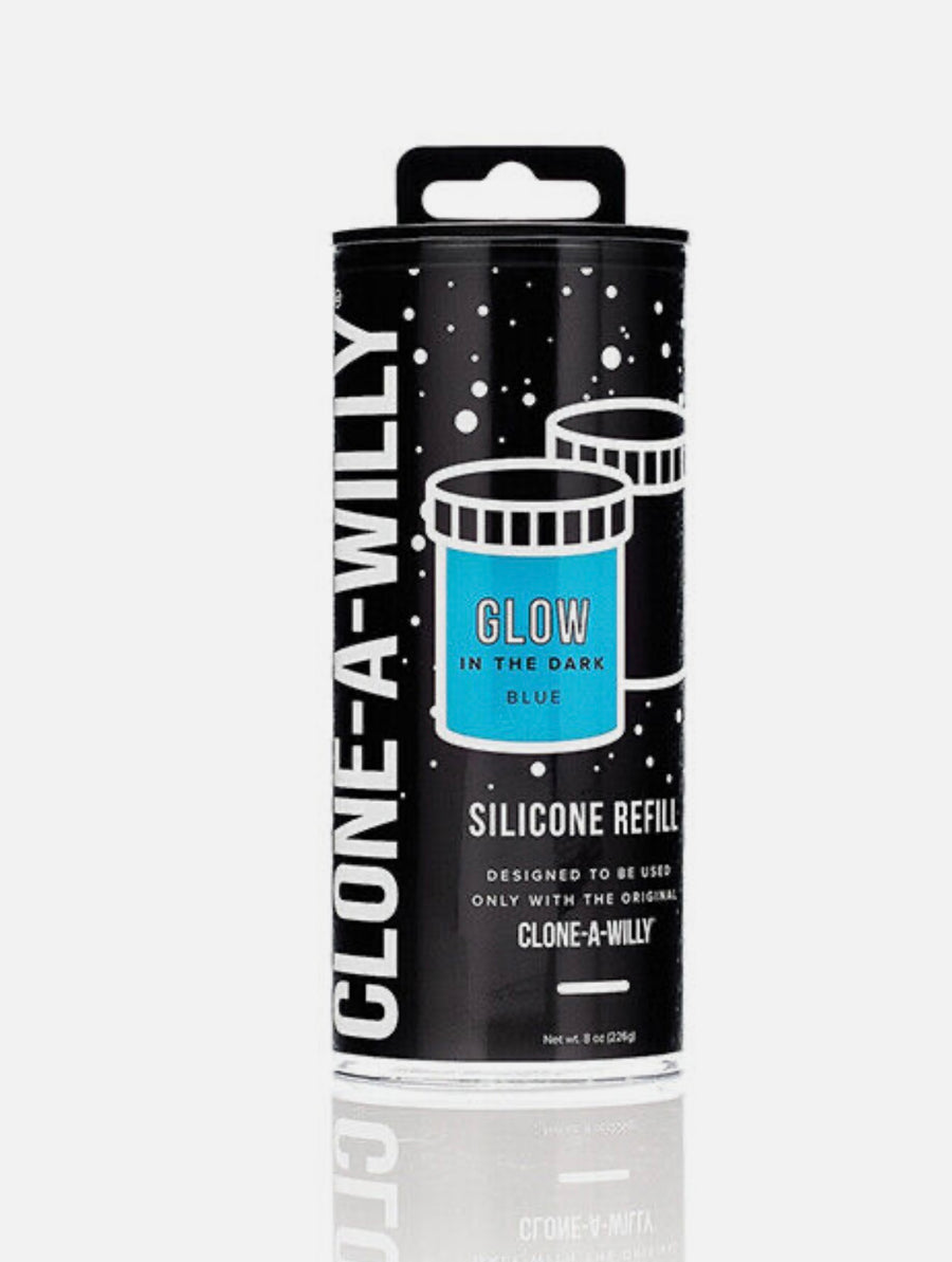 Clone-A-Willy Glow in the Dark Blue