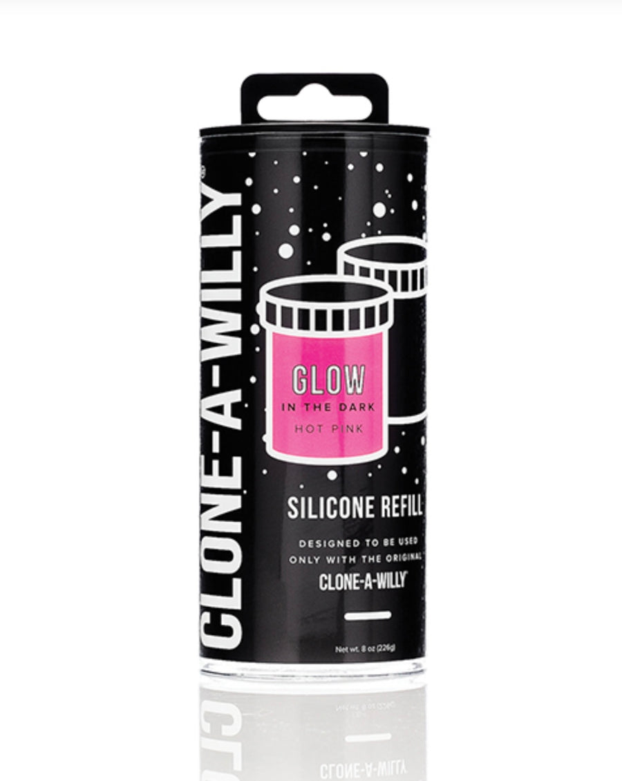 Clone-A-Willy Glow in the dark hot pink