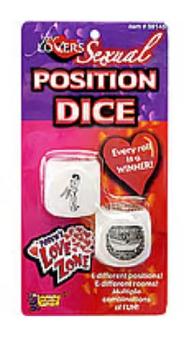 Lovers Sexual Position Dice Game