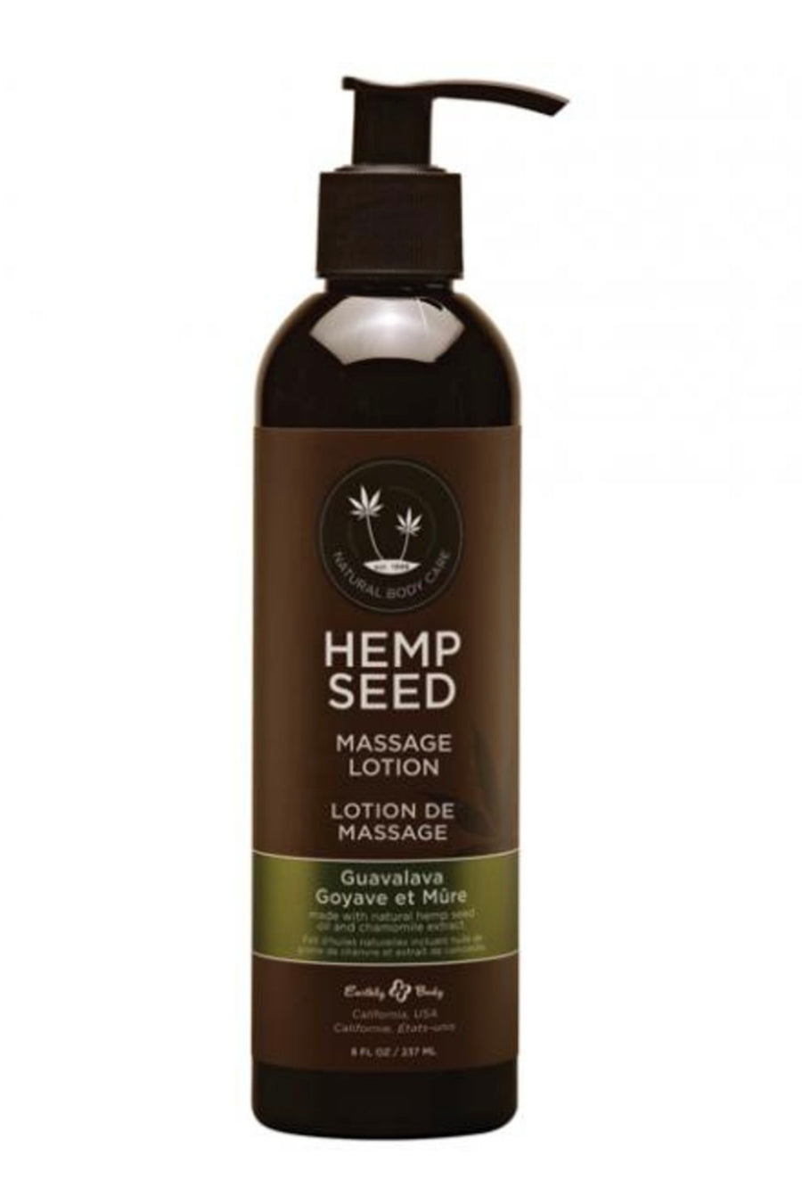 8 Oz. Hemp Seed Guavalava Massage Lotion